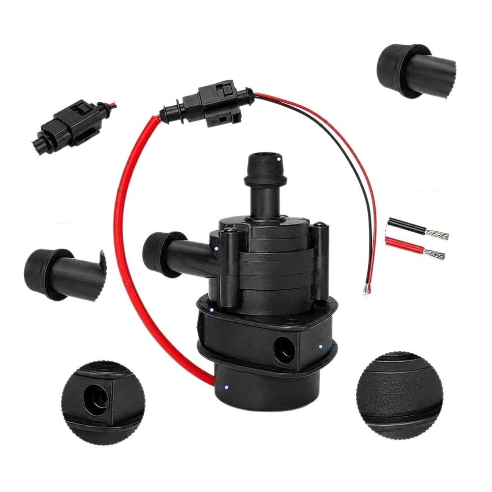 12V 24V Electric Car Engine Coolant Water Pump 16mm 20mm Auxiliary Heater Booster Pump Compatible for Vehicle Circulation System(SBLF16mm-12V)