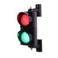 100mm(4inch) Industrial LED Traffic Stop Light, Traffic Light, Red/Green Dock Bay Indicator Warning Light, Car and Pedestrian Road Signs (Color : Manual Control, Size : 110v)(Circulation Light,12v)