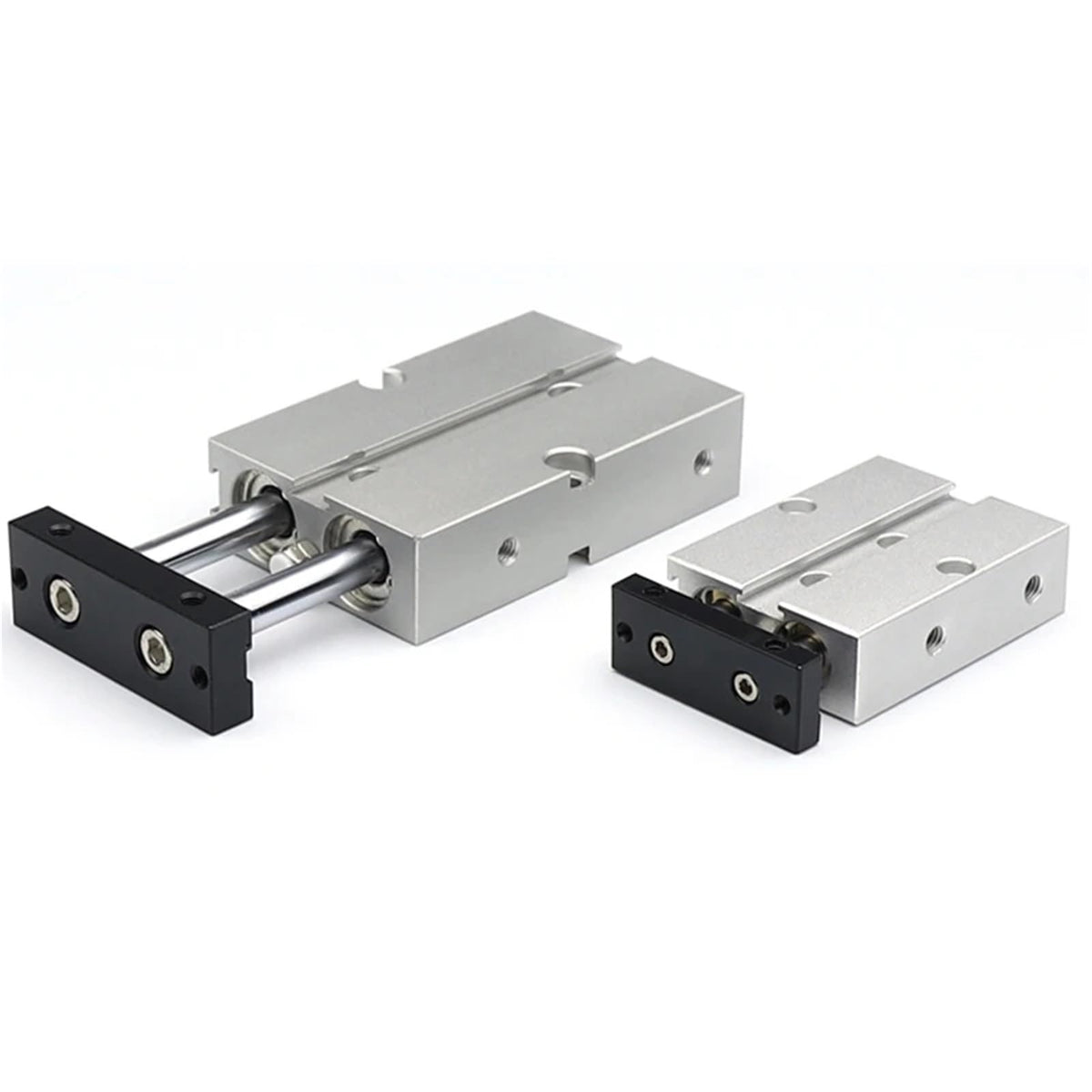 Double Rod TN Type Double Pneumatic Cylinde Bore 10/16/20/25/32mm Aluminum Alloy Stroke 30 35 40 45 50 60 70 75mm Air Cylinder(Stroke 80mm,Bore 20)
