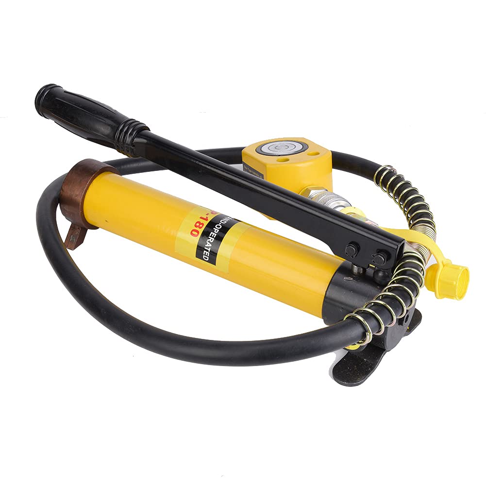 10T Hydraulic Jack Manual Hydraulic Pump - Ideal for Car Repairs Construction Work - Jack Steel Handle Lifting Tool