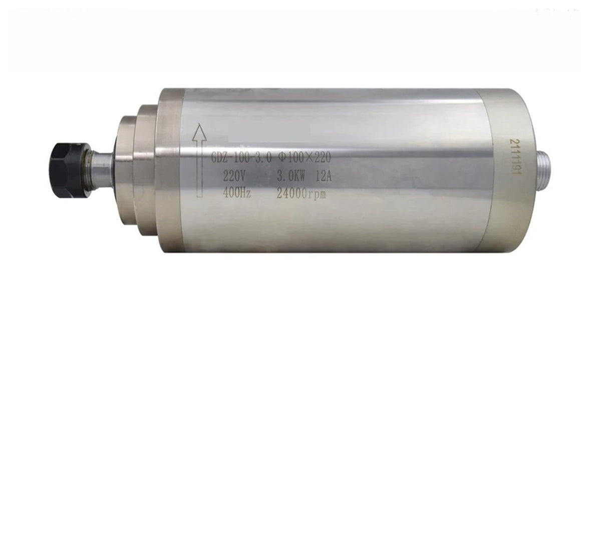 3KW Water Cooling Cooled Spindle Motor ER20 380V 7A 220V 12A(3KW 220V,3 Bearings)