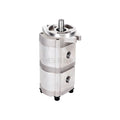 Hydraulic Duplex Gear Pump HGP-33A, 6-30ml/r Straight 15.875mm Keyed Shaft, 1.03 CID Aluminum Hydraulic Oil Gear Pump(HGP-33A-F25-25R)