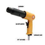 Air Hammer Kit, Pneumatic Air Needle Scalers Rust Removal Gun 250Y Air Hammer Small Rust Remover Tools Pneumatic Tools