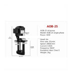 Machine Tool Oil Pump Machine Tool Cooling Water Pump 380v Single-Phase 220v Circulation Line Cutting Milling and Engraving Lathe PUM(DB12 380V)