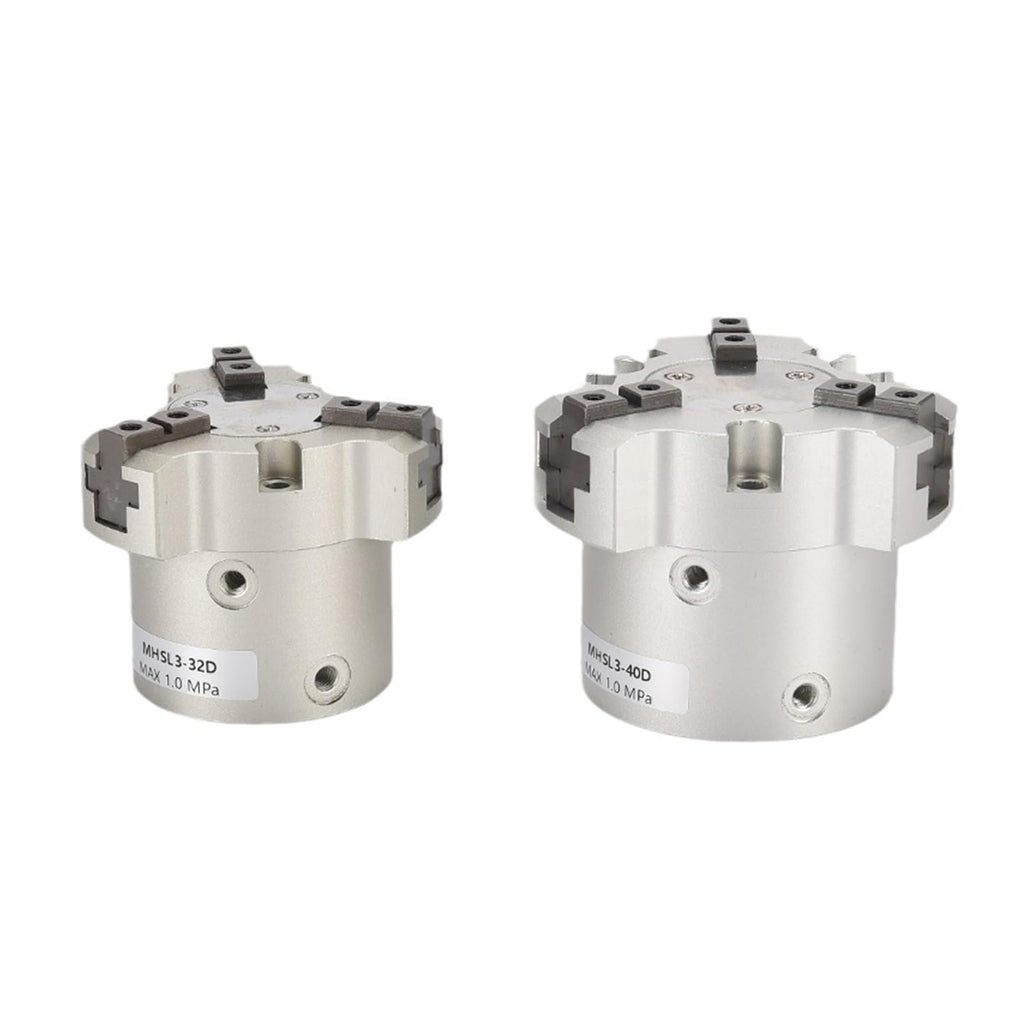 YPMart MHSL3 Series SMC Type Parallel Type Pneumatic Gripper Air Gripper Cylinder 16D 20D 25D 32D 40D 50D 63D 80D 100D 125D(MHSL3-80D)