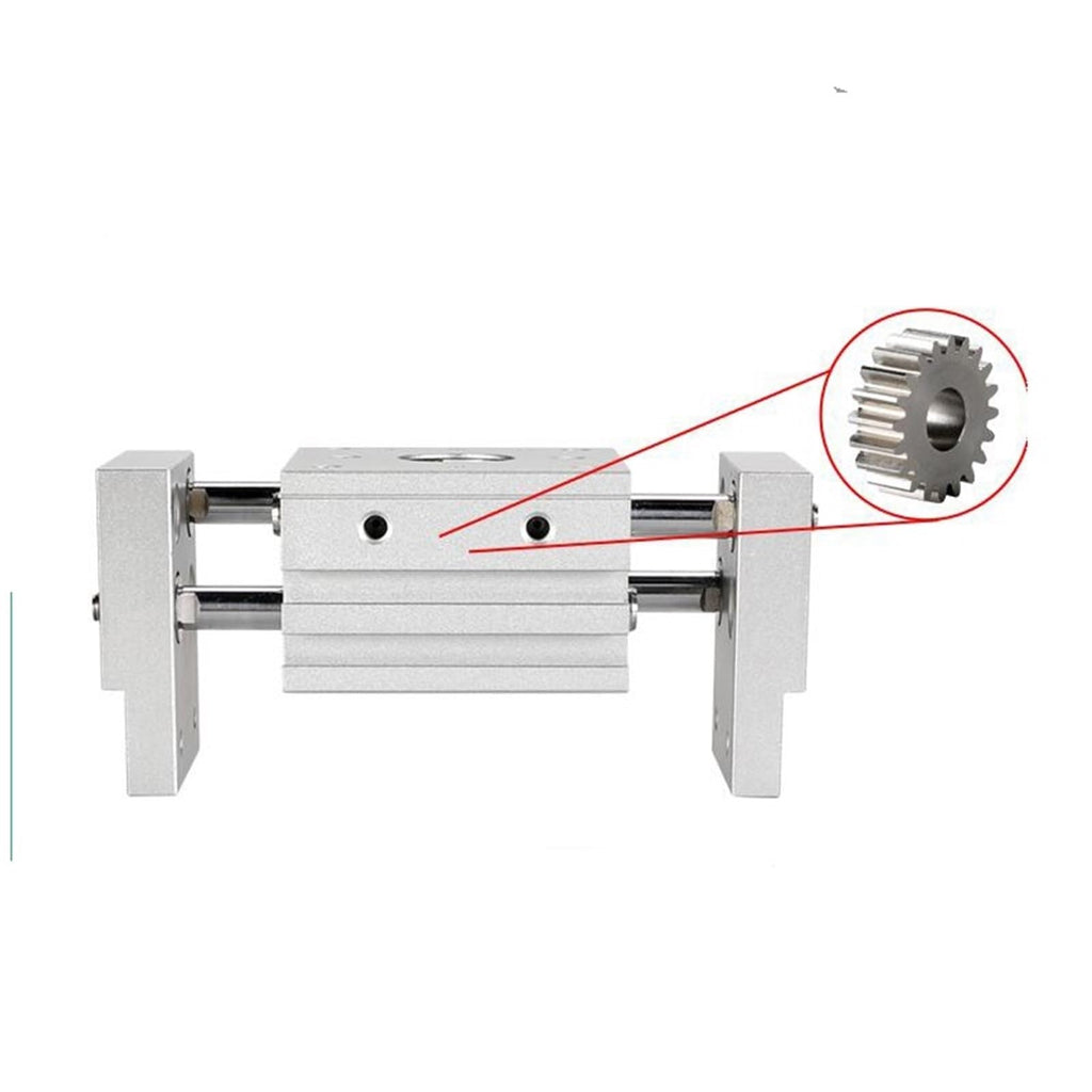Double Acting Pneumatic Gripper Wide Type MHL2-40D Parallel Style Air Gripper 1Pcs