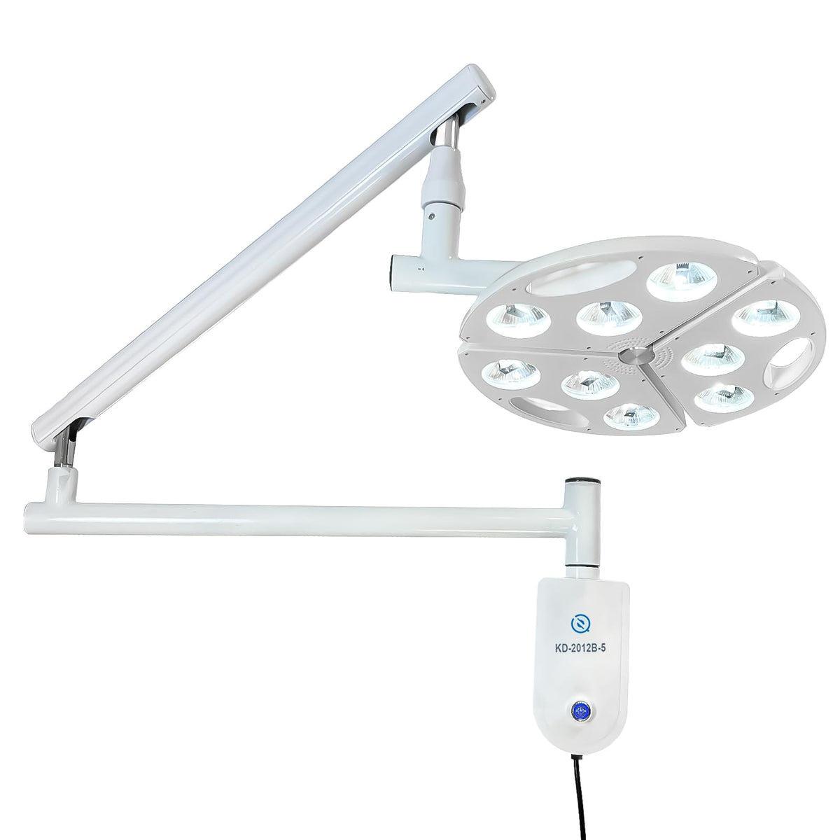 90W LED Surgical Exam Light, Wall Hanging Style, 360-Degree Adjustable Shadowless Cold Lamp, 70000 Lux KD-2012B-5