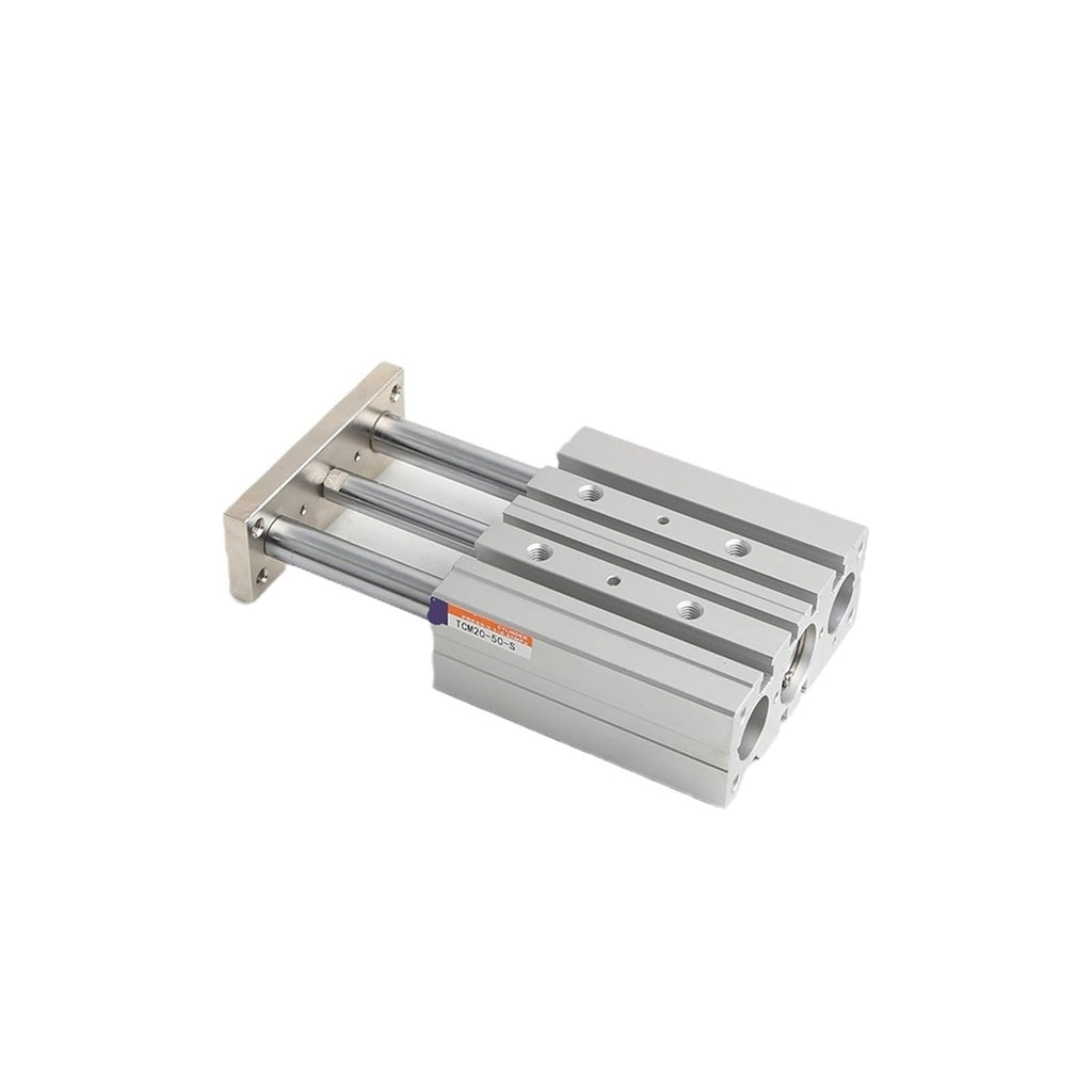1pcs Compact Guide Cylinder air Pneumatic Cylinder TCL12 TCL16 20 TCM12X10S TCM16 20 25 32 40 50 63 80X10 20 30 40 60 70S(30mm Stroke)