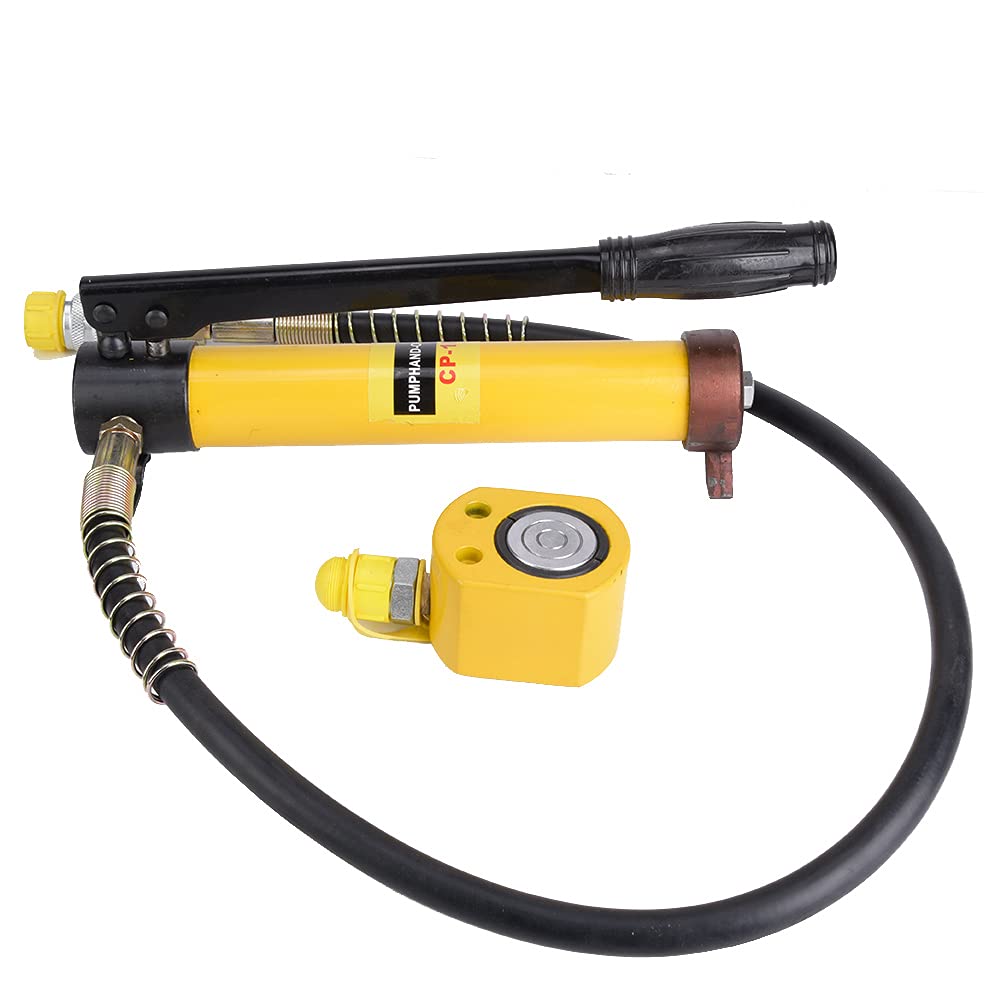 10T Hydraulic Jack Manual Hydraulic Pump - Ideal for Car Repairs Construction Work - Jack Steel Handle Lifting Tool