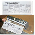 Car Carpet Protection Film Complete Starter Kit: Carpet Film Roll, Wall or Floor Mount Dispenser, and Applicator Board (600')