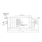 Spindle Motor 1.5kw 2.2kw 3.2KW ER11 ER20 220V 380V Water Cooling Spindle D80 D100mm(380V,GDZ-24-1B)