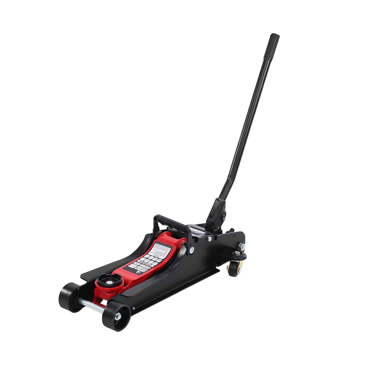 2.5 T Hydraulic Car Jack with Wheel Portable Manual Tire Replacement Repair Tool Pump Heavy Duty for Truck Auto Vehicle Lifting Easy Lift