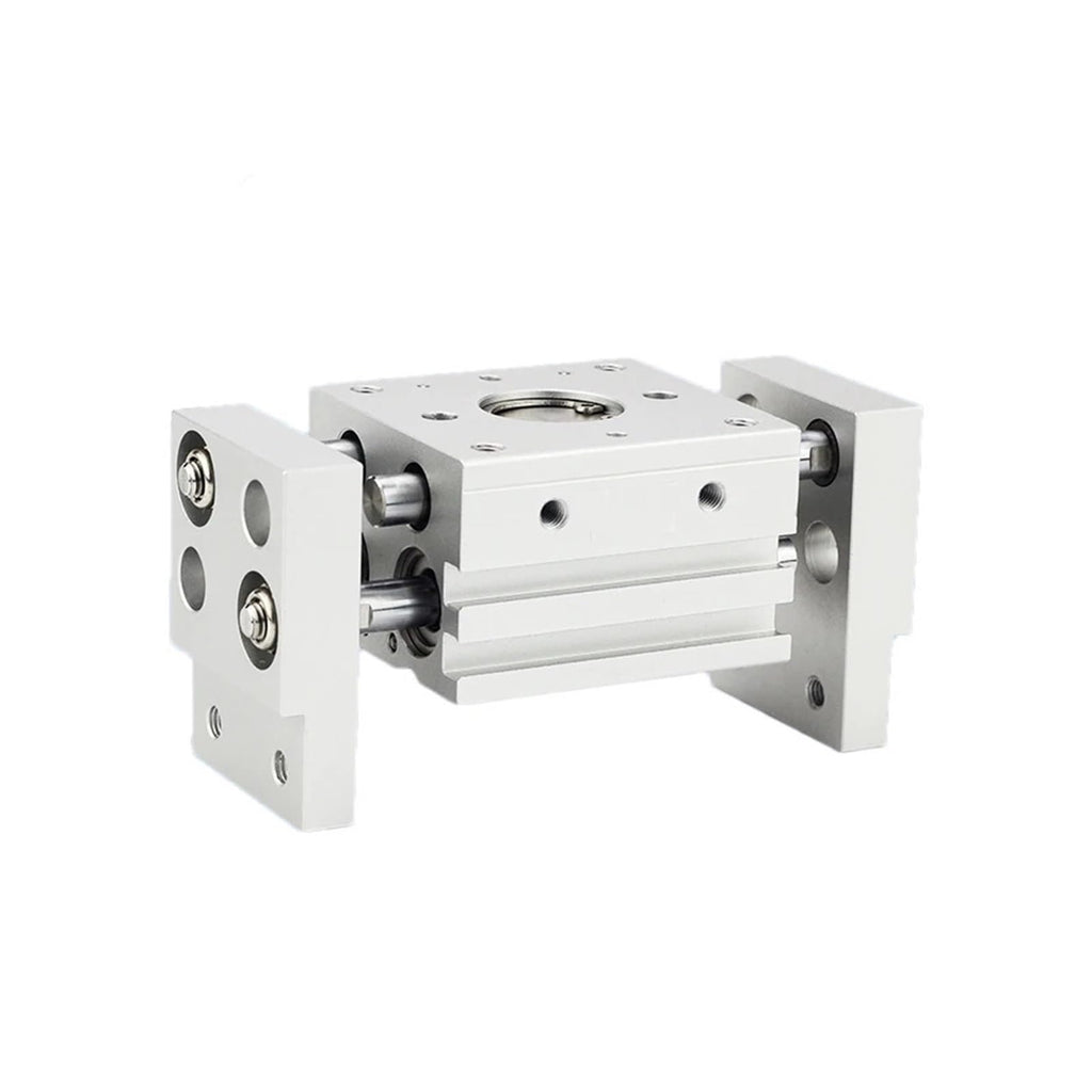 Double Acting Pneumatic Gripper Wide Type Air Gripper Parallel Cylinder MHL2-20D MHL2-20D1 MHL2-20D2 Aluminium Clamps(MHL2-16D2)