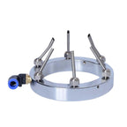 Spindle Cooling Ring Metal Stone Tool Cooling Device for Diameter Spindle Hose Water Spray Ring(Chocolate)
