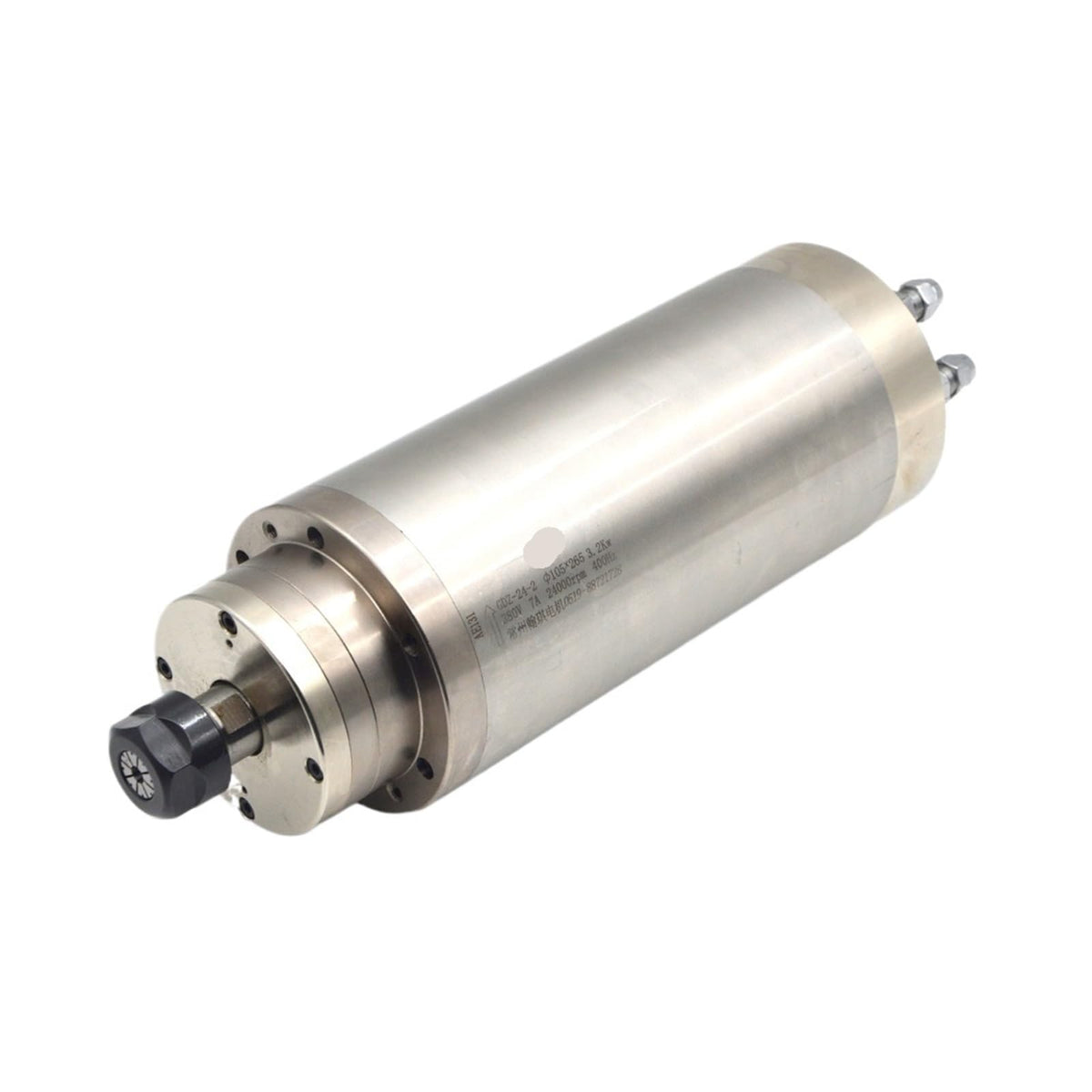 Spindle Motor 1.5kw 2.2kw 3.2KW ER11 ER20 220V 380V Water Cooling Spindle D80 D100mm(380V,GDZ-24-1B)