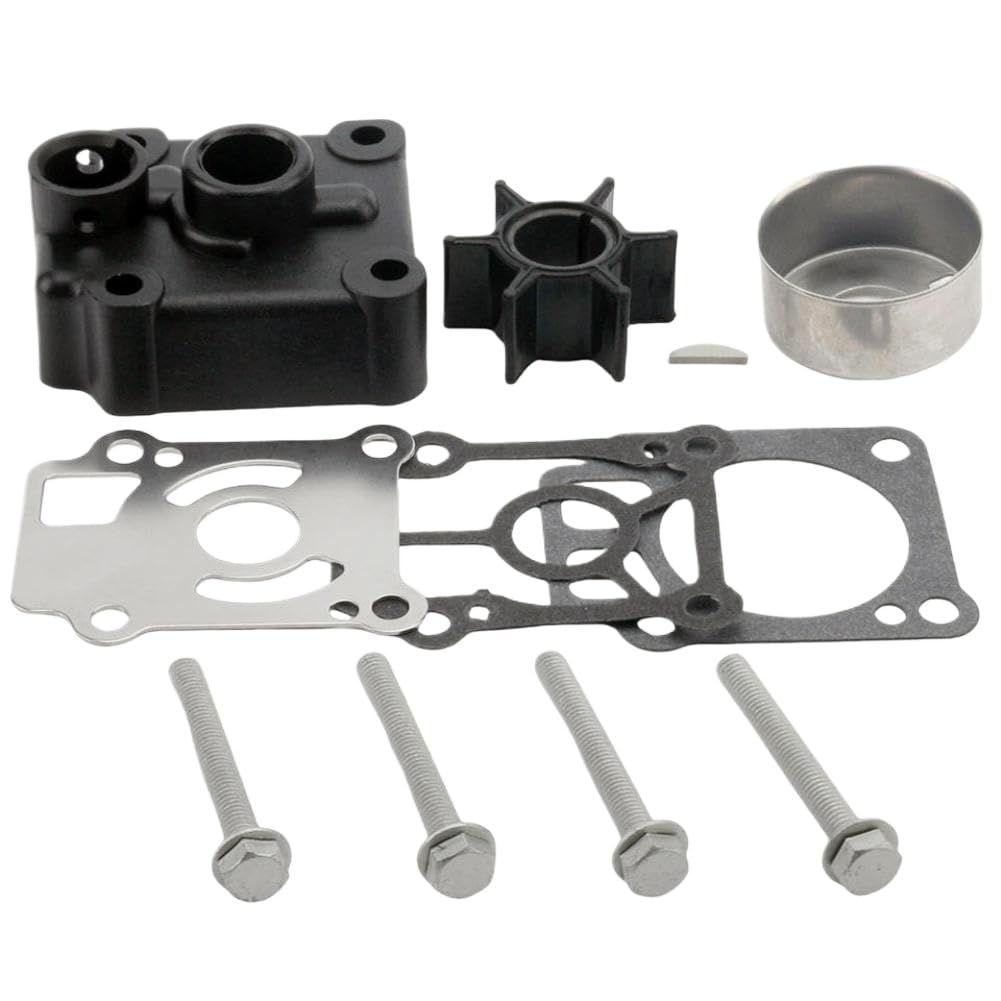 Water Pump Repair Service Kit with Housing Compatible with Automotive Motorcycle Parts 25 30 35 40 for Part Number 361-87322-0 36187320 36187320M 36187322 36187322M