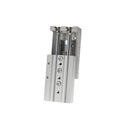 Pneumatic Air Cylinder Pneumatic Series Rail Slide Air Cylinder MXS16-10 MXS16-20 MXS16-30 MXS16-40 MXS16-50 MXS16-75 MXS16-100 MXS16-125 Double Acting (Color : MXS16-100) (Mxs16)