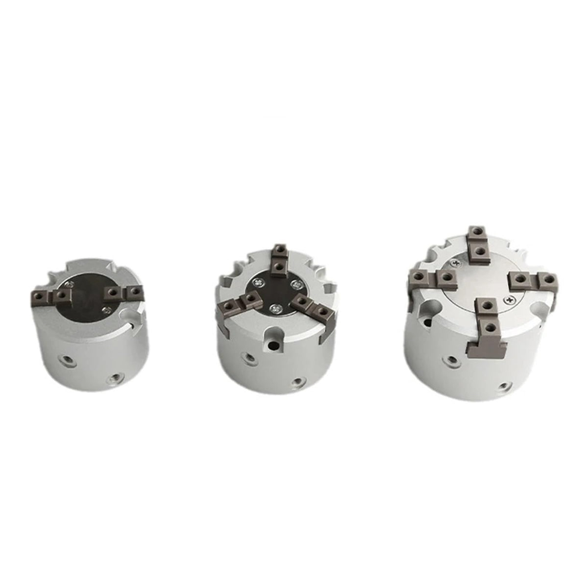 Parallel air Gripper 2 3 4 Finger Type MHS2 MHS3 MHS4 Hole Diameter 16 20 25 32 40 50 63 mm Pneumatic Aluminum clamp Finger(MHS3-50D)