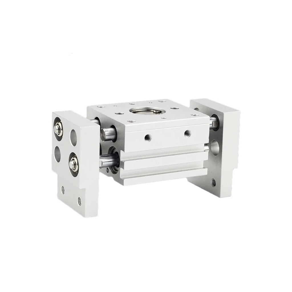 Double Acting Pneumatic Gripper Wide Type Air Gripper Parallel Cylinder MHL2-20D MHL2-20D1 MHL2-20D2 Aluminium Clamps(MHL2-25D)