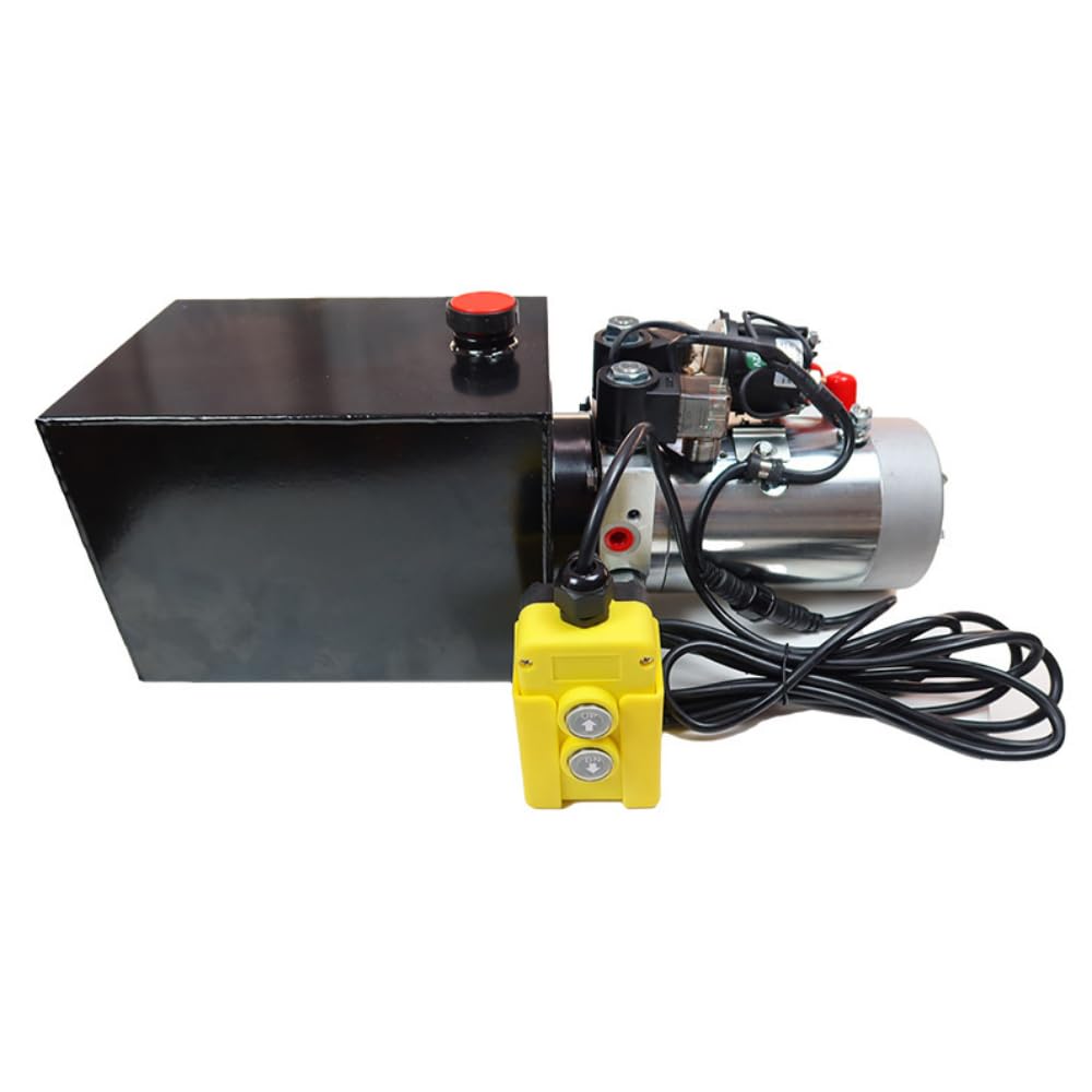 Hydraulic Pump 4/10/20 Quart Hydraulic Power Unit Trailer Pump 12V Hydraulic Pump