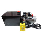 Hydraulic Pump 4/10/20 Quart Hydraulic Power Unit Trailer Pump 12V Hydraulic Pump