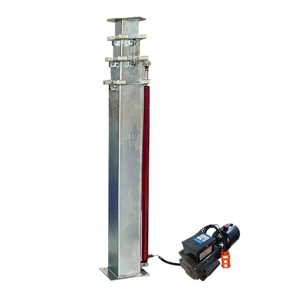 7M 8M 9m Steel Hydraulic 100kg Max Payload Lifting Telescopic Mast Rod Light Tower Stage Truss