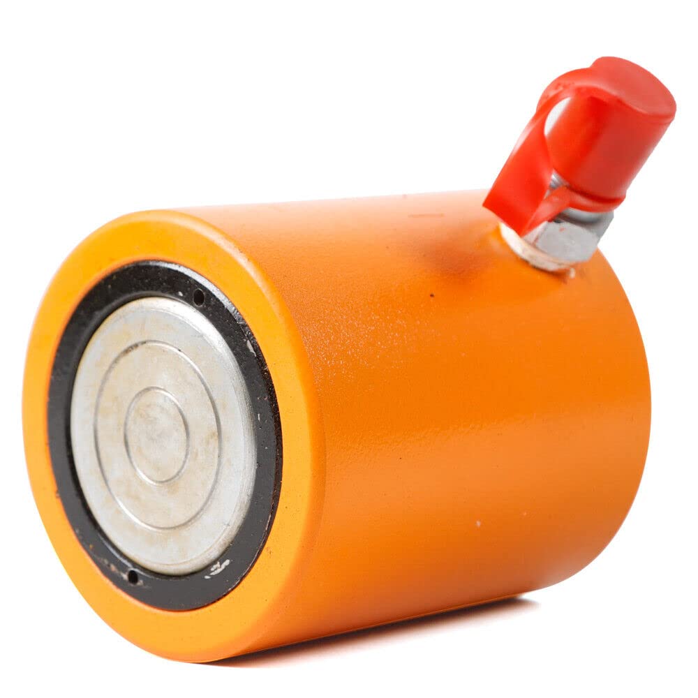 10000PSI Hydraulic Manual Pump - CP-180 Portable Hand Operated Lifting Pump for Hydraulic Tools, Includes Steel Ball & Sealing Ring, Ideal for Single Acting Applications (10T， 3.9)