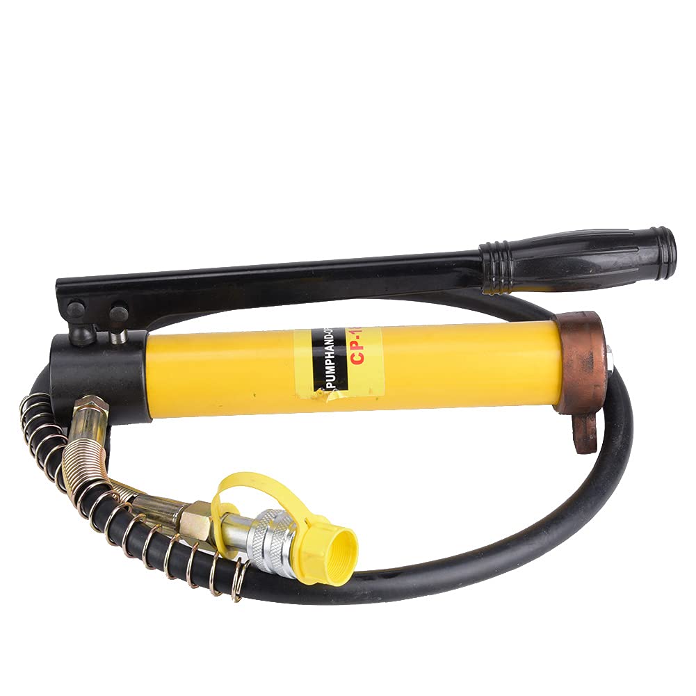 Yinhing 10T Short Hydraulic Manual Pump Set Duty Steel Lifting Tool for Car Repairs Easy to Use Portable Design with User Manual