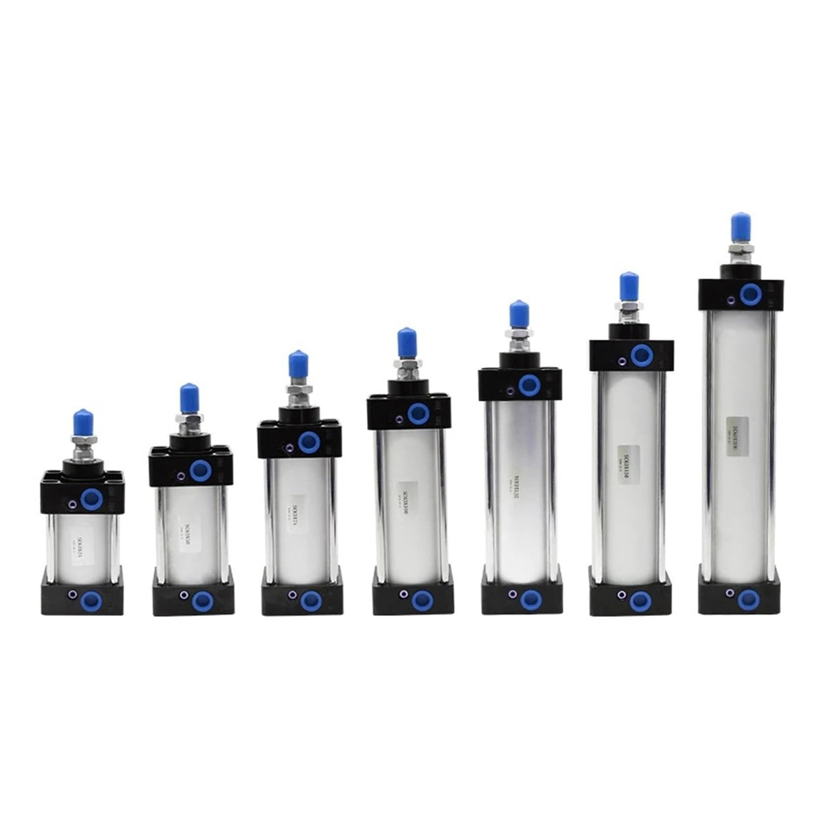 SC Standard Air Cylinder SC32/40/50/63mm Bore Small Pneumatic Cylinder Piston 25/50/75/100/150/200/250mm Stroke(250mm Stroke,Bore 63mm)