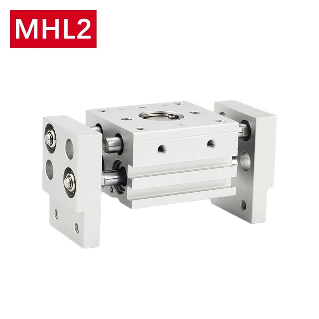 MHL2-20D MHL2-20D1 MHL2-20D2 Double Acting Pneumatic Gripper Wide Type Air Gripper Parallel Cylinder Aluminium Clamps(MHL2-20D)