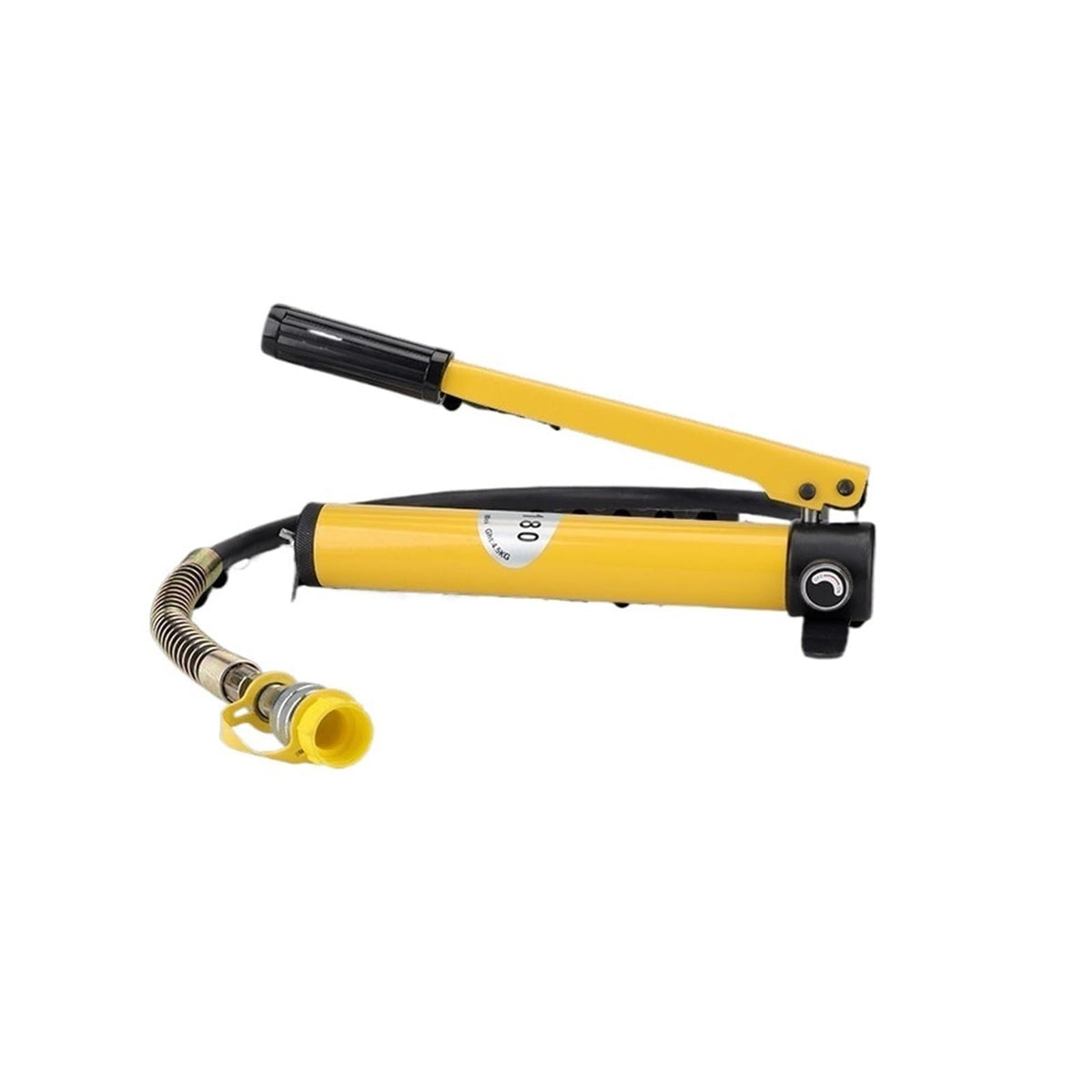 Low Pressure Single Speed Manual Hydraulic Pump, 60-70MPa 400cc Oil for Small Lifting Tasks(CP-600 with Pressure Gauge)