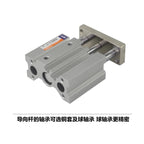 Compact Guide air Pneumatic Cylinder Guided Pneumatic Cylinder MGQM12-20 MGQM16-30 MGQM20-40 MGQM25-50 MGQM32-75 MGQM40(75)