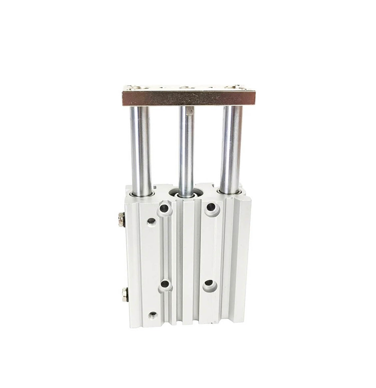 PM12 PM16 PM20 PM25 PM32 PM40 with Guide Rod Hole Stroke 10-175mm Compact Guide Cylinder Thin Three-Axis Pneumatic Cylinder(Trip 30mm,MGPM25)