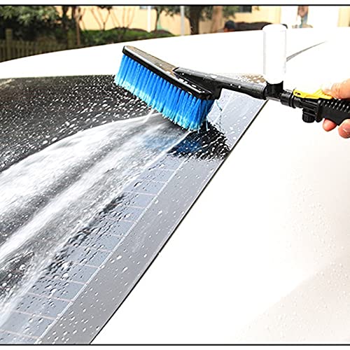 Retractable Long Handle Car Wash Brush Water Foam Flow Auto Cleaning Brushes Care Washer Tire Clean Tool Maintenance
