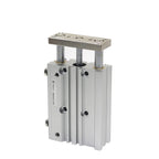 Pneumatic Air Cylinder 16-20Z Compact Guide Cylinder Thin Three Axis Air Pneumatic Cylinder with Guide Rod Bore 12 16mm Stroke 10-150mm MGPL12 16 Double Acting