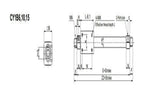 CY1B/CY3B 25MM Rodless Pneumatic Cylinder Stainless CY1B25-700 CY1B25-800 CY1B25-900 CY1B25-1000 CY1B25-1100 CY1B25-1200(CY1BCY3B 25-100)