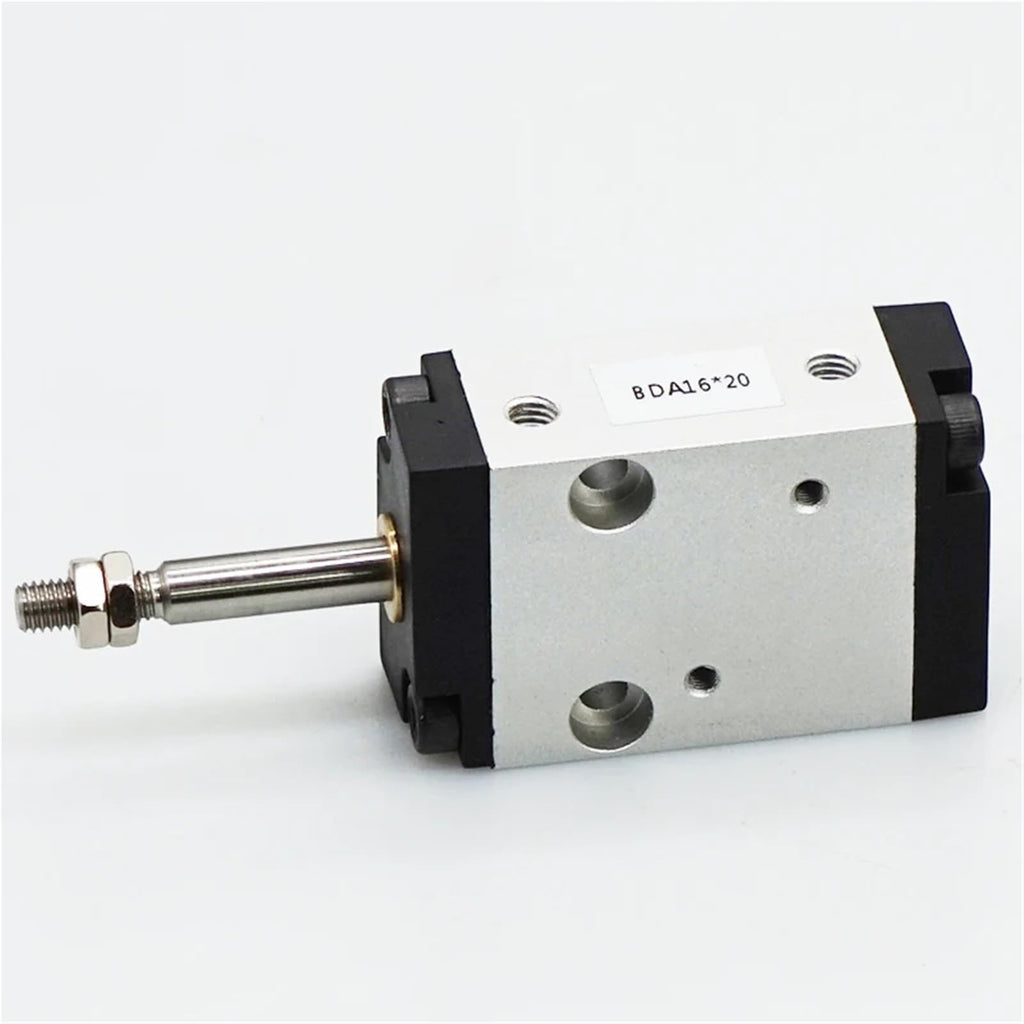 BDA6 10 16 Small Pneumatic Cylinder Free Installation Aluminum Square Air Cylinders 10X20X25X30X40X50(BDA6 (Bore 6mm),Stroke 20mm)