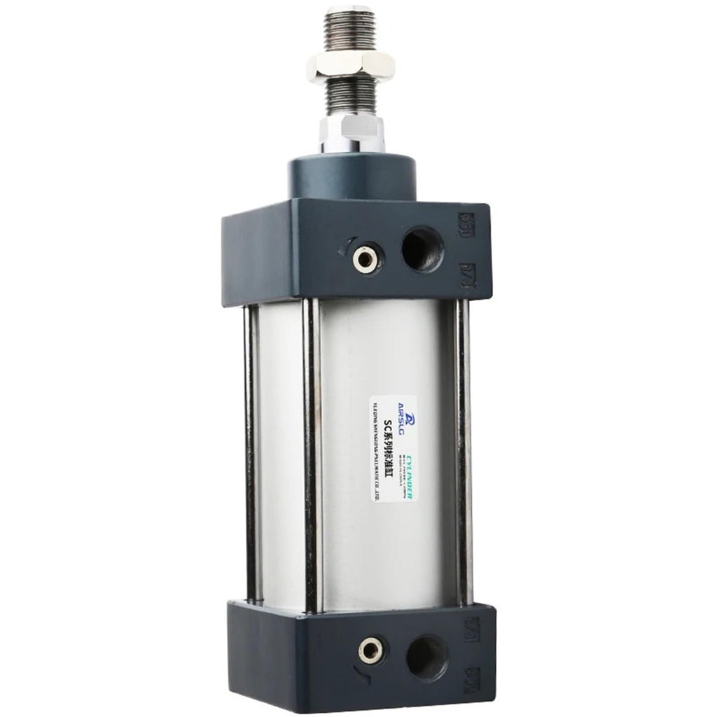 Standard Air Cylinder Bore Small Pneumatic Cylinder Piston 25/75/100/200/300mm Stroke(Stroke 50mm,SC80)