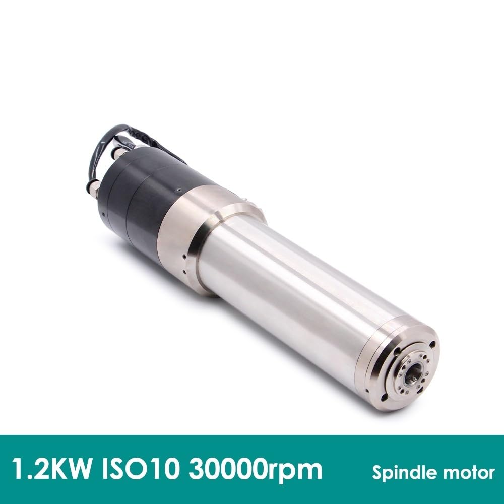 110v/220v/380v 1.2kw Water Cooled ATC Auto Tool Change Spindle Motor 30000rpm 1000hz 4pole Is010