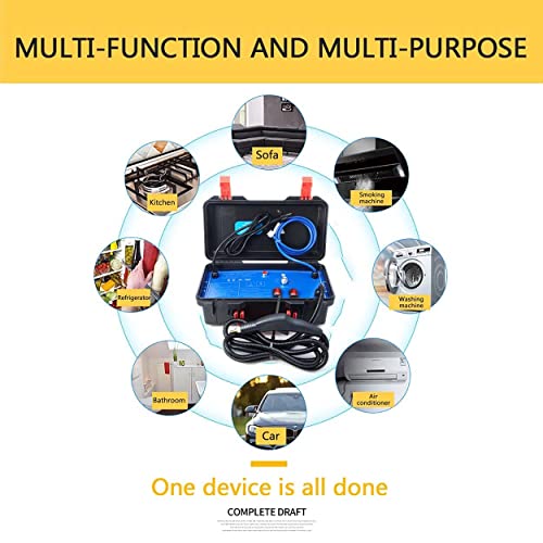 High Pressure Portable Steam Cleaner, 1700W/3000W Handheld High Temp Cleaning Machine, Tankless Heavy Duty for Kitchen, Bathroom, Car Detailing & Furniture Care, 220V