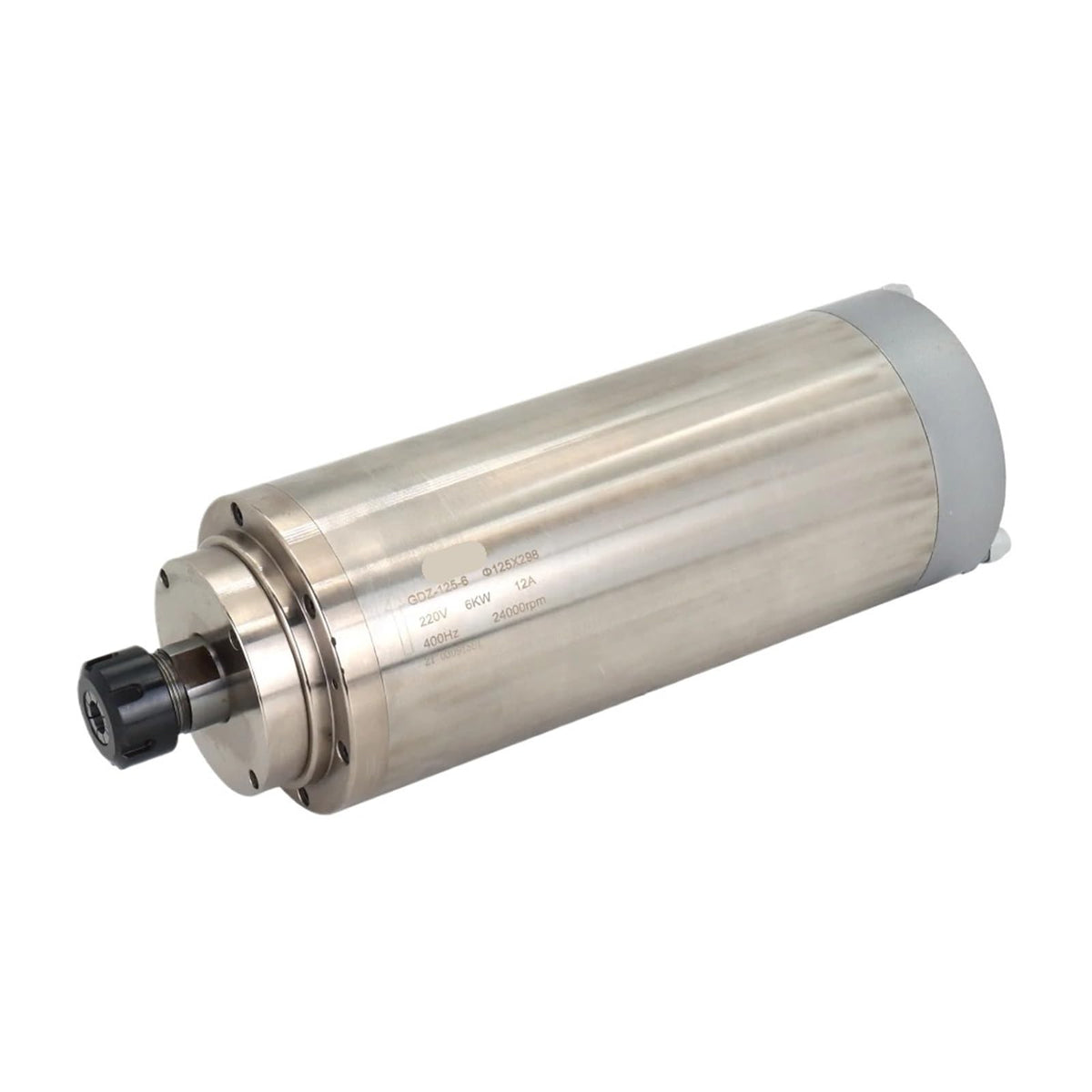 Water Cooling Spindle GDZ-125 4.5KW 5.5KW 6KW ER25 380v 8A 220v 12A 24000rpm Spindle Motor(4.5KW 380V 8A)