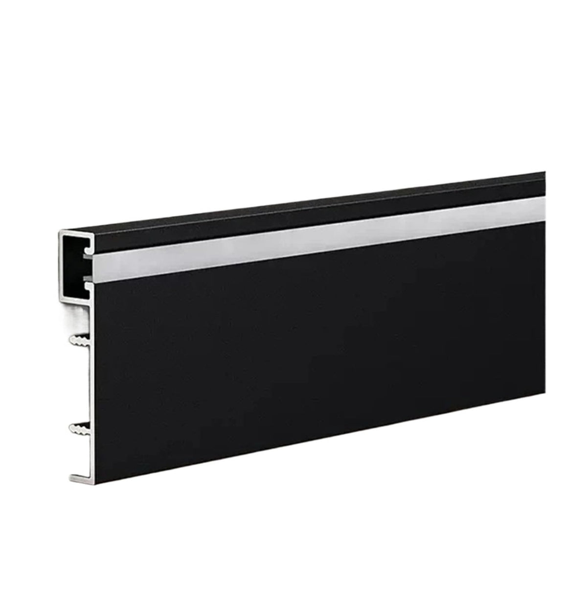 0.5/1M/Pcs 50mm LED Aluminium Profile Baseboard Hard Bar Strip