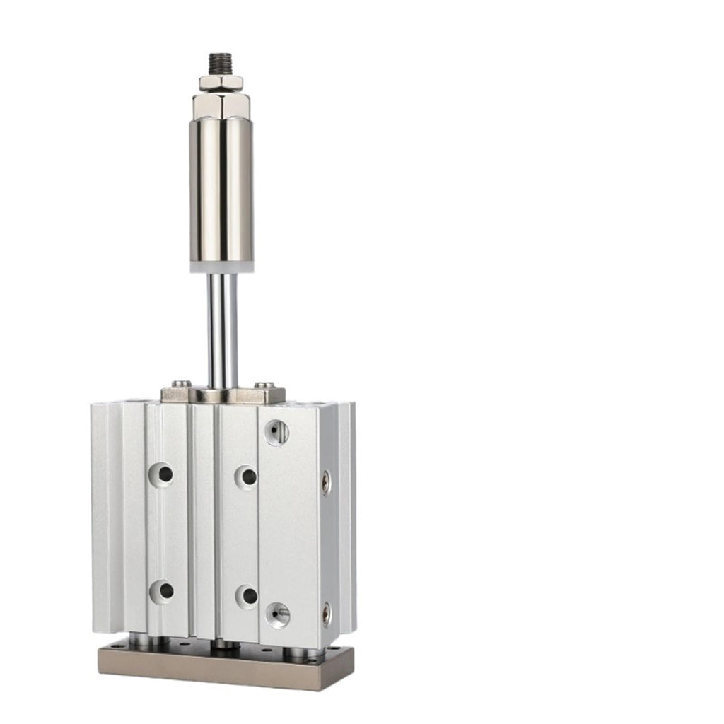 1pcs PMJ Compact Guide Cylinder Adjustable Three-Rod Pneumatic Air Cylinder Type(Bore25,Stroke40-30)