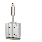 1pcs PMJ Compact Guide Cylinder Adjustable Three-Rod Pneumatic Air Cylinder Type(Bore25,Stroke40-30)