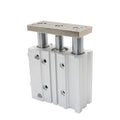 Compact Pneumatic Guide Cylinder, Double‑Action, Bore 12‑80mm, Stroke 10‑300mm(60mm Stroke,MGPM50)