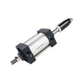 SCJ Adjustable Stroke Standard Pneumatic Cylinder 32/40/50/63/80/100/125mm Bore Big Thrust Piston 25/50/75/100/200/500mm Stroke(Stroke 200-50,Bore 100mm)