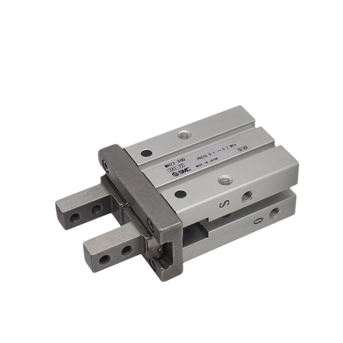 1pcs MHZL2 Pneumatic Gripper 67 75 MHZL2-10S MHZL2-16S MHZL2-20S MHZL2-25S MHZ2-32S MHZ2-40S Single Clamps Finger Cylinder(MHZL2-10S)