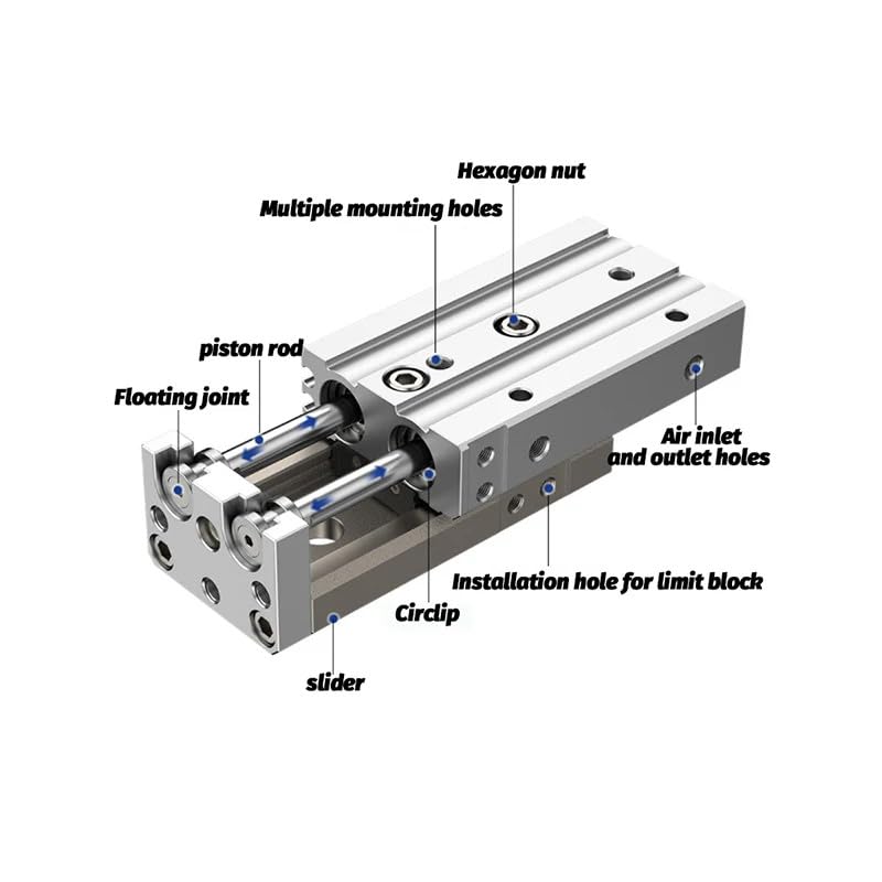 MXS16 MXS20 MXS25 Type Air Slide Table Pneumatic Air Cylinder-10/20/30/40/50(MXS 12,-40)