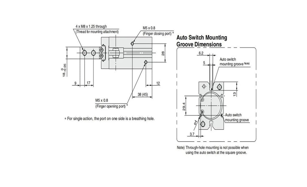 MHZ2 Air Pneumatic Parallel Gripper Multiple Finger Option MHZ2-16D1 MHZ2-16D2 MHZ2-16D3 MHZ2-20D1 MHZ2-25D2 MHZ2-32D3 MHZ2-6D1(MHZ2-40D2)