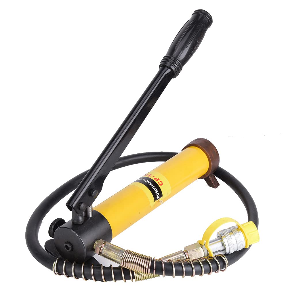 10T Manual Hydraulic Pump, Steel Lifting Handle Tool for Car Repairing Garage Jack
